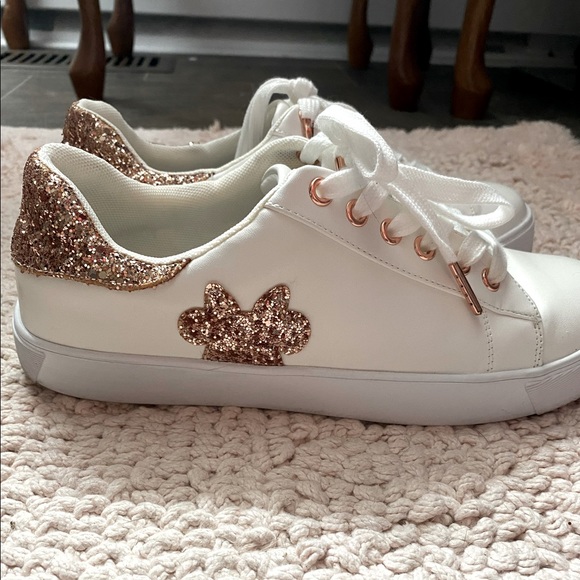 Torrid Minnie Mouse Shoes Rose Gold 